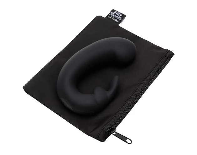 A szürke ötven árnyalata Sensation - csiklókaros vibrátor (fekete)