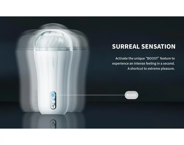 Svakom Robin - akkus maszturbátor (fehér)