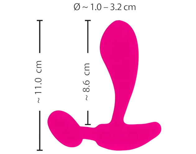 SMILE RC - akkus, rádiós G-pont vibrátor (pink)