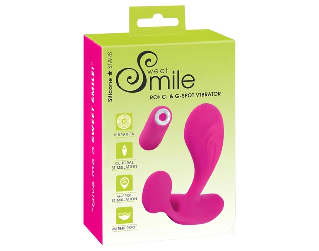 SMILE RC - akkus, rádiós G-pont vibrátor (pink)