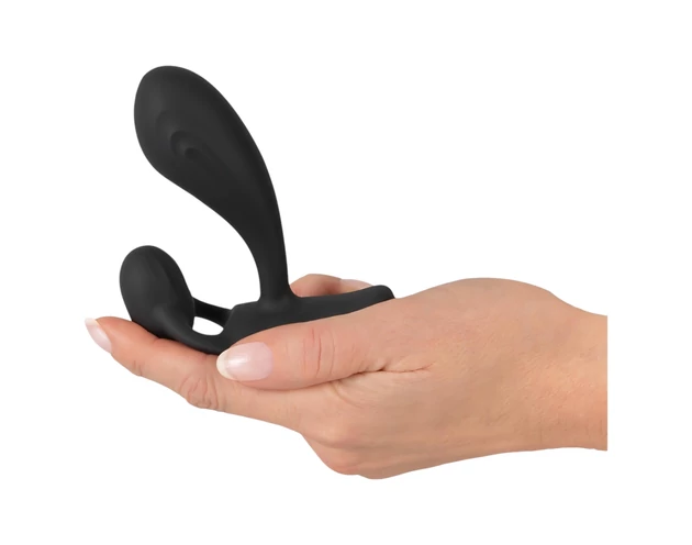 Rebel RC - 2in1 prosztata vibrátor (fekete)