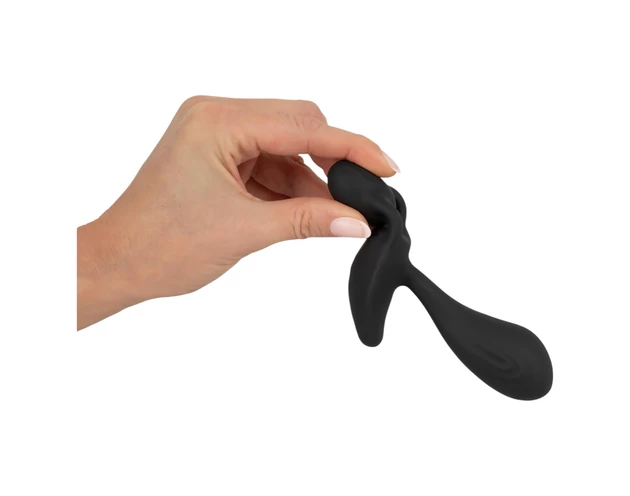 Rebel RC - 2in1 prosztata vibrátor (fekete)