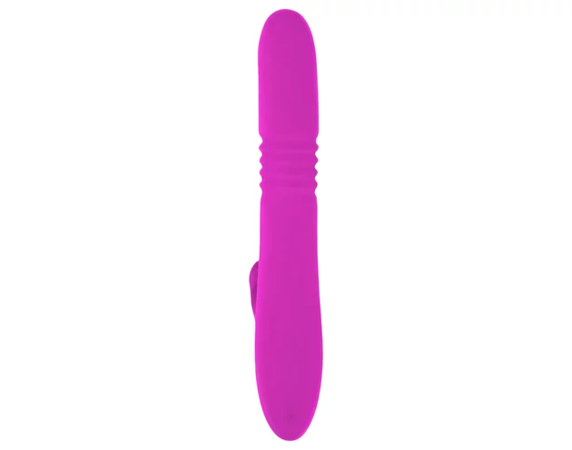 SMILE Rabbit - akkus, csiklókaros lökő-forgó vibrátor (pink)