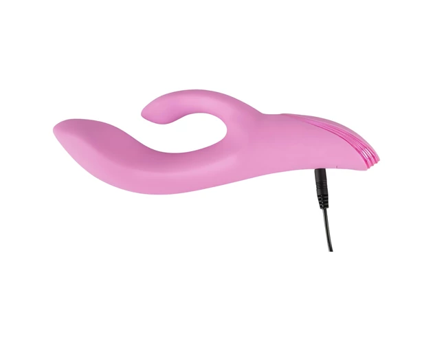 SMILE Nodding - akkus, csiklókaros, bólogató vibrátor (pink)
