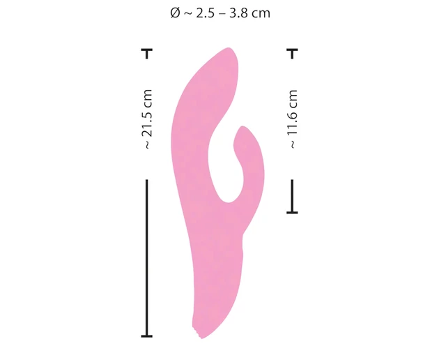 SMILE Nodding - akkus, csiklókaros, bólogató vibrátor (pink)