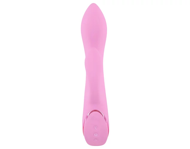 SMILE Nodding - akkus, csiklókaros, bólogató vibrátor (pink)