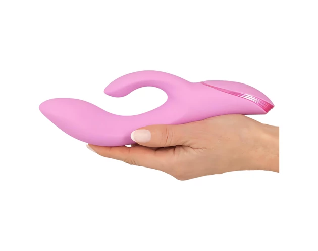 SMILE Nodding - akkus, csiklókaros, bólogató vibrátor (pink)