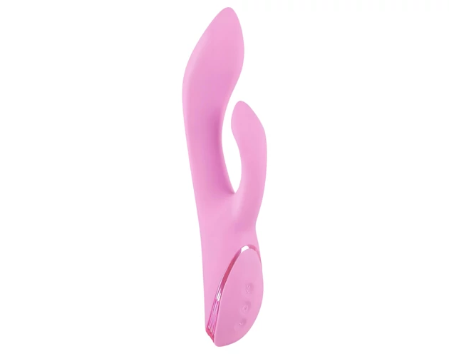 SMILE Nodding - akkus, csiklókaros, bólogató vibrátor (pink)