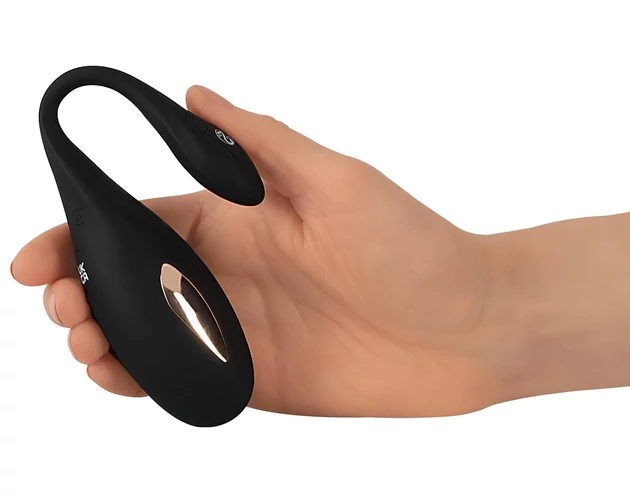 XOUXOU - rádiós, elektro vibrotojás (fekete)