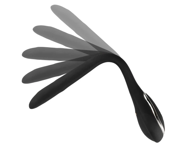 Penis Plug Dilator - akkus húgycső vibrátor (1,1cm) - fekete