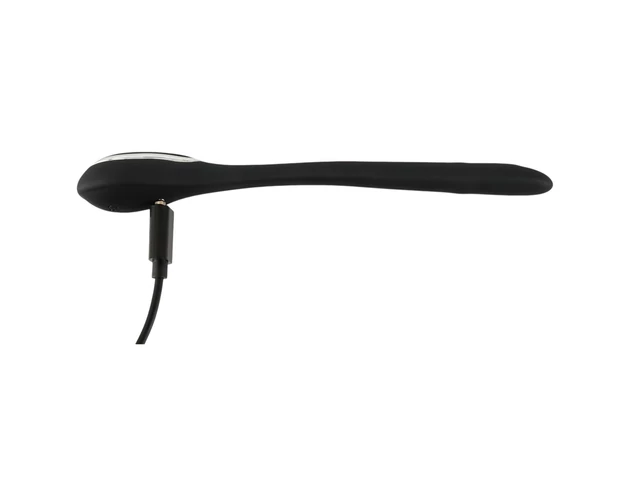 Penis Plug Dilator - akkus húgycső vibrátor (1,1cm) - fekete