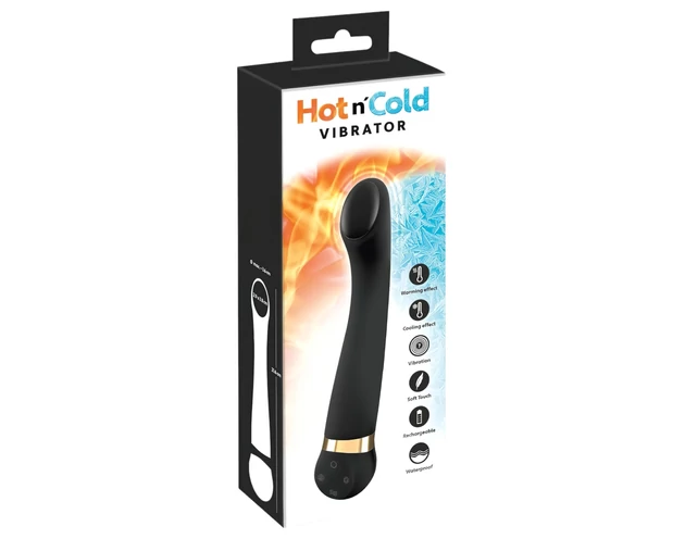 Hot 'n Cold - akkus G-pont vibrátor (fekete)