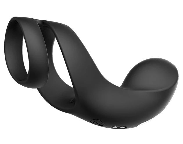 Svakom Benedict - gát stimuláló, vibrációs péniszgyűrű (fekete)