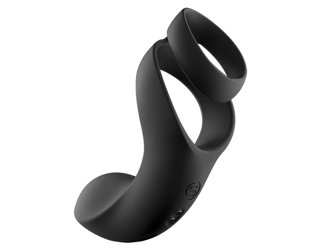 Svakom Benedict - gát stimuláló, vibrációs péniszgyűrű (fekete)
