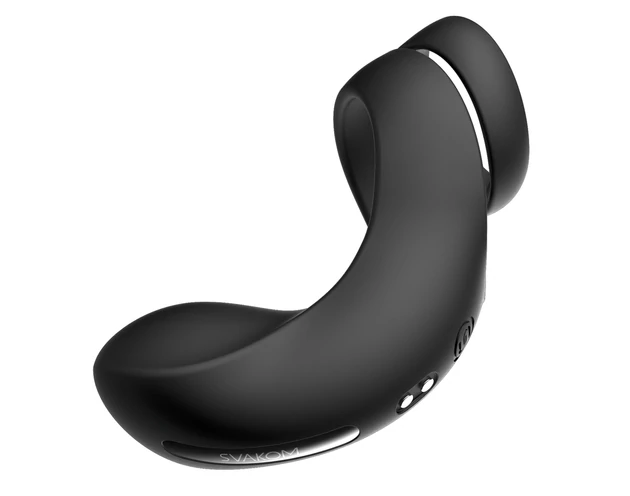 Svakom Benedict - gát stimuláló, vibrációs péniszgyűrű (fekete)