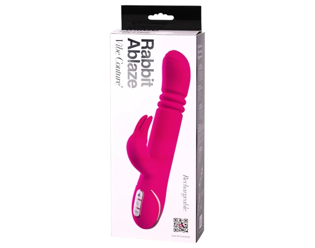 Vibe Couture Rabbit Ablaze - lökő csiklókaros vibrátor (pink)