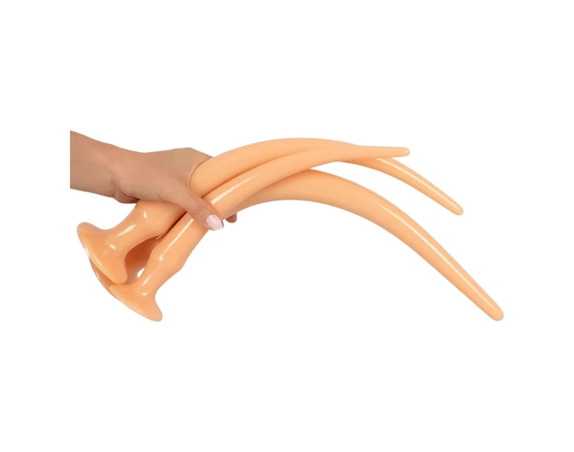 You2Toys - extra hosszú plug dildó szett (3 részes) - natúr