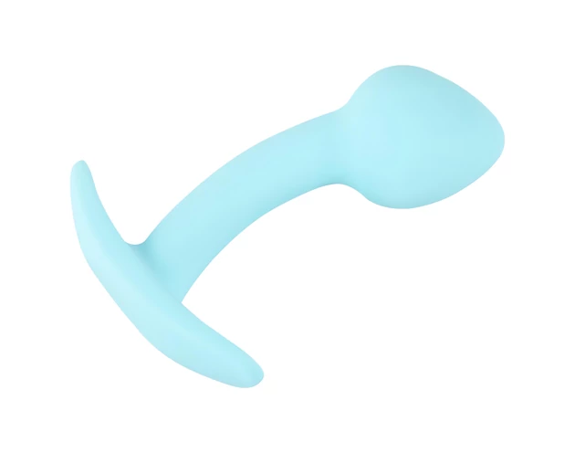Cuties Mini Butt Plug - szilikon anál plug - kék (2,6cm)