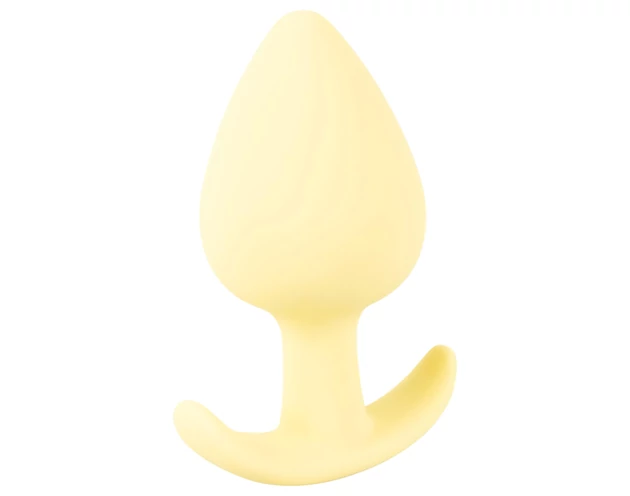 Cuties Mini Butt Plug - szilikon anál plug - sárga (3,1cm)