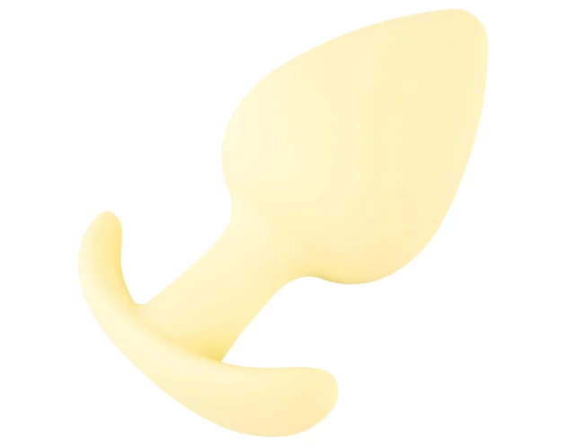 Cuties Mini Butt Plug - szilikon anál plug - sárga (3,1cm)