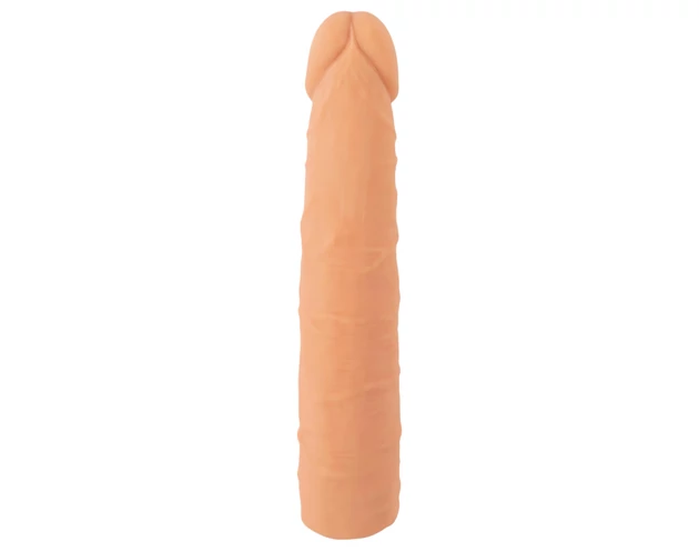 Nature Skin - hosszabbító, vastagító péniszköpeny (24cm)