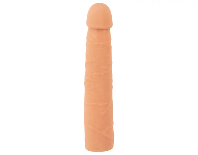 Nature Skin - hosszabbító, vastagító péniszköpeny (24cm)