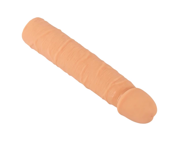 Nature Skin - hosszabbító, vastagító péniszköpeny (24cm)