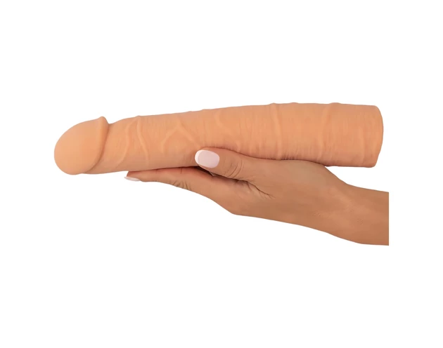 Nature Skin - hosszabbító, vastagító péniszköpeny (24cm)