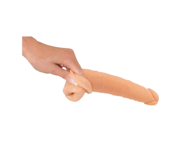 Nature Skin - hosszabbító, vastagító péniszköpeny (24cm)