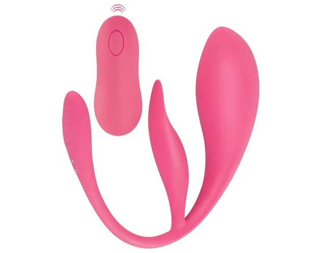 SMILE - akkus, rádiós vibrációs tojás (pink)