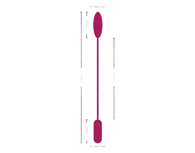 Smile Love Egg Duo - vibrációs tojás (popsi+punci)