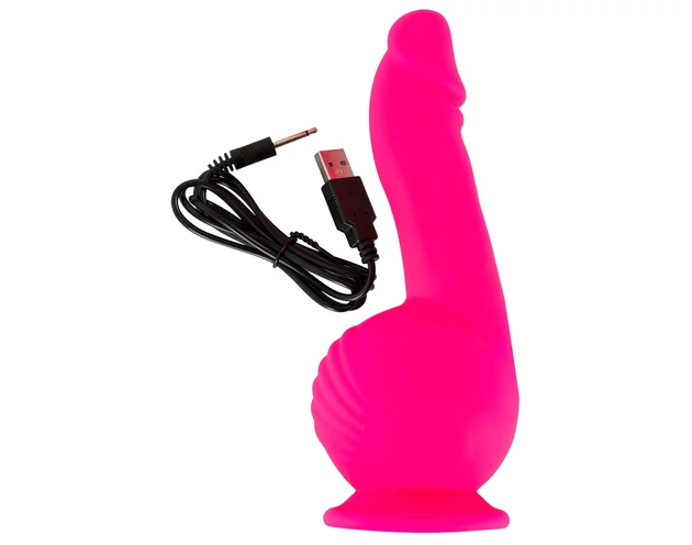 SMILE Powerful - akkus, 2 motoros tapadókorongos vibrátor (pink)