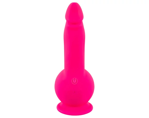 SMILE Powerful - akkus, 2 motoros tapadókorongos vibrátor (pink)