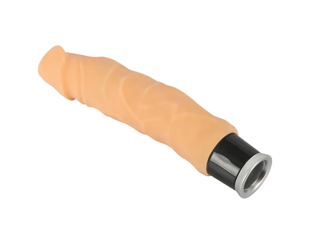 Nature Skin - élethű vibrátor - natúr (23cm)