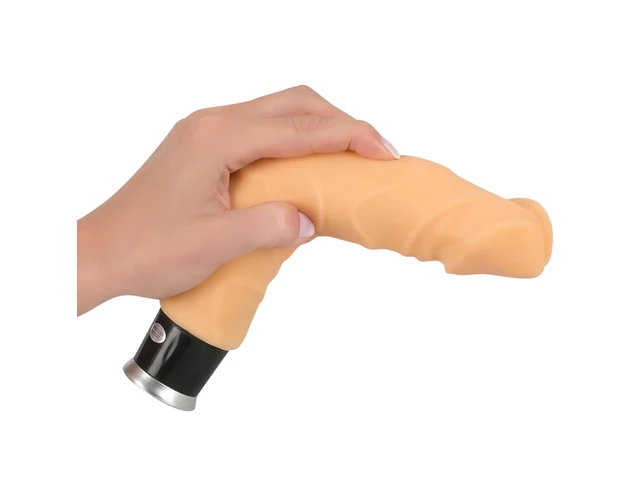 Nature Skin - élethű vibrátor - natúr (23cm)