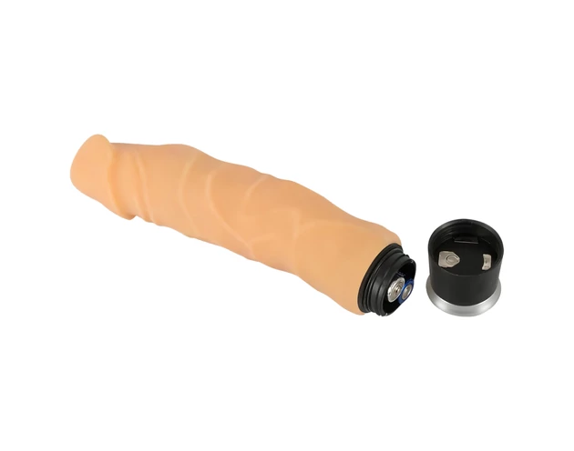 Nature Skin - élethű vibrátor - natúr (23cm)