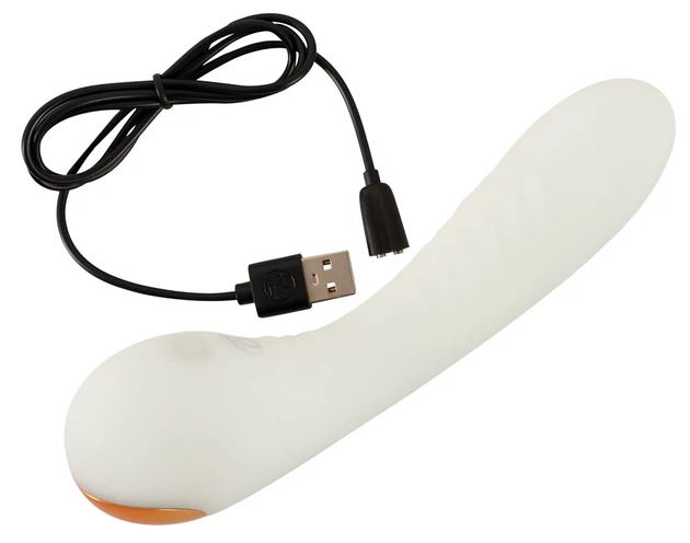 You2Toys Glow in the dark - foszforeszkáló G-pont vibrátor (fehér)