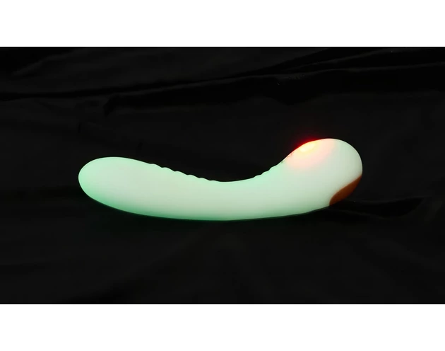 You2Toys Glow in the dark - foszforeszkáló G-pont vibrátor (fehér)