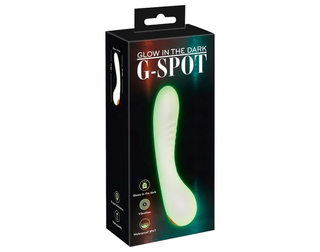 You2Toys Glow in the dark - foszforeszkáló G-pont vibrátor (fehér)