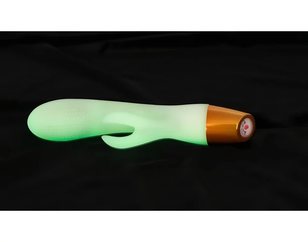 You2Toys Glow - foszforeszkáló csiklókaros vibrátor (fehér)