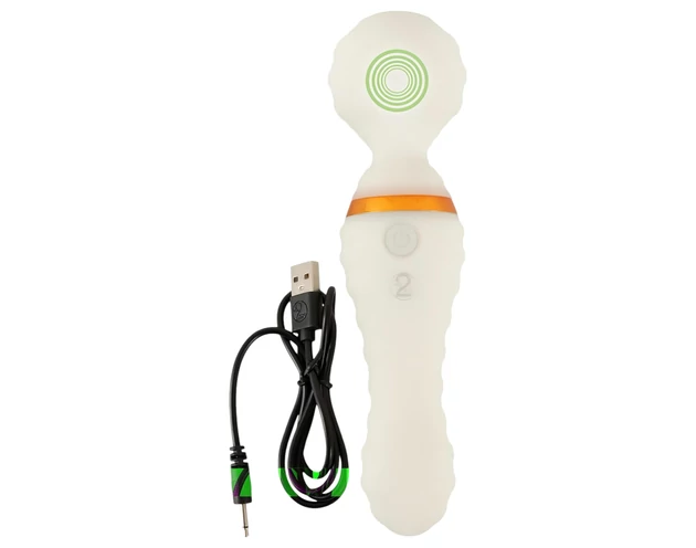 You2Toys Glow in the dark - masszírozó vibrátor (fehér)