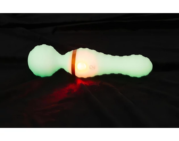 You2Toys Glow in the dark - masszírozó vibrátor (fehér)