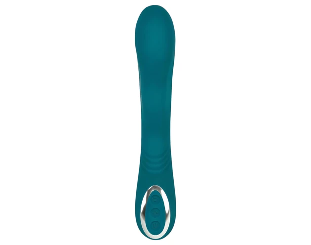 SMILE - akkus, vízálló forgó G-pont vibrátor (zöld)