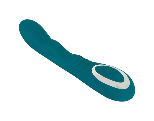 SMILE - akkus, vízálló forgó G-pont vibrátor (zöld)