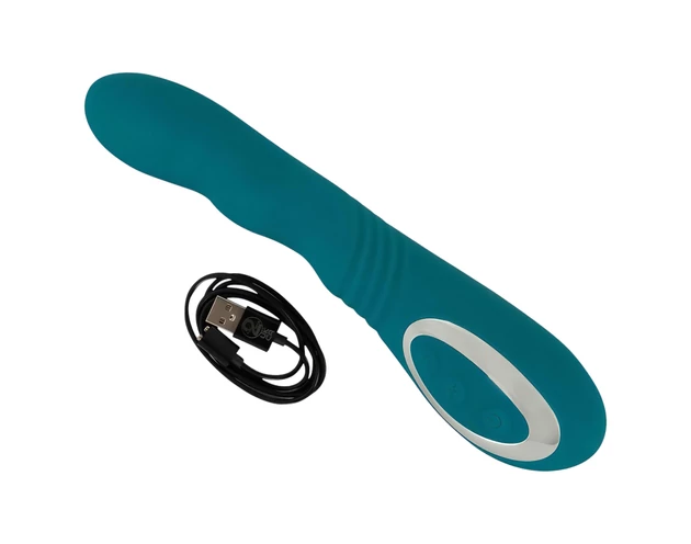 SMILE - akkus, vízálló forgó G-pont vibrátor (zöld)