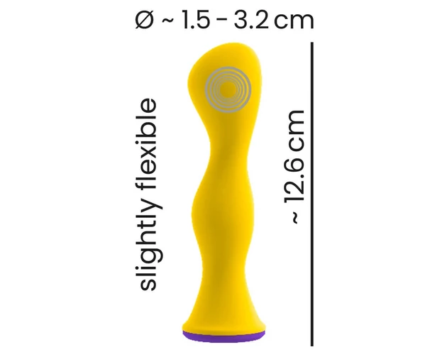 You2Toys bunt. - akkus, vízálló anál vibrátor (sárga)