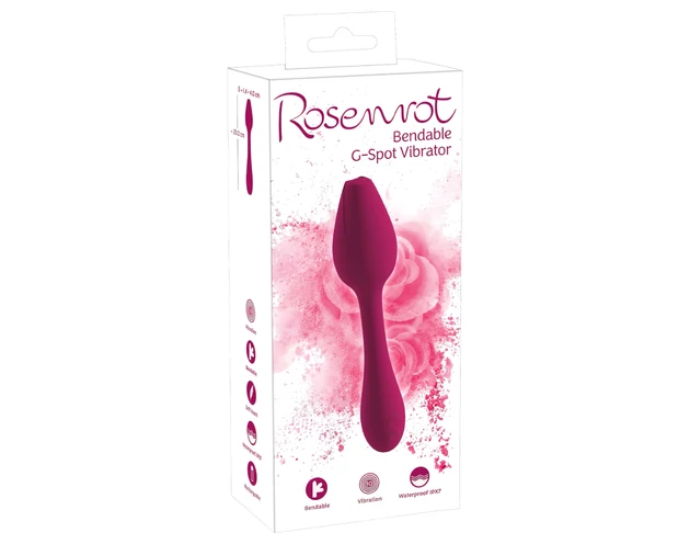 You2Toys Rosenrot - hajlítható G-pont vibrátor (piros)