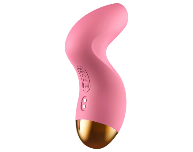 Svakom Pulse Pure - akkus, léghullámos csiklóizgató (pink)