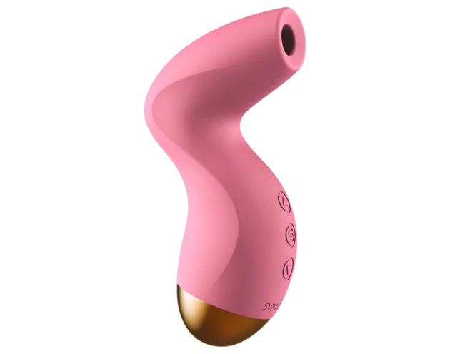 Svakom Pulse Pure - akkus, léghullámos csiklóizgató (pink)