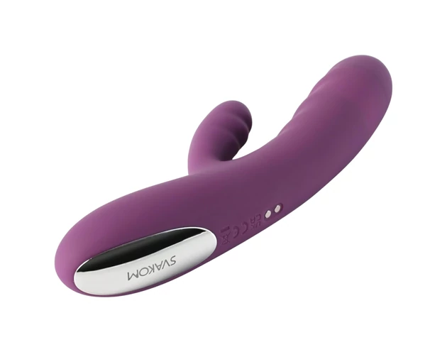 Svakom Avery - akkus, csiklókaros lökő vibrátor (lila)
